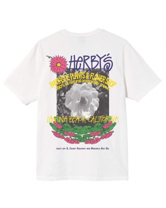 STUSSY HERBYS DYED TEE - NATURAL